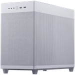 Корпус ASUS Prime AP201 Tempered Glass MicroATX Case White - stylish 33-liter MicroATX case with tool-free side panels, with support for 360 mm coolers, graphics cards up to 338 mm long, and standard ATX PSUs