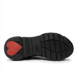 MOSCHINO кроссовки - чёрно-белый (38)(нет на остатках)