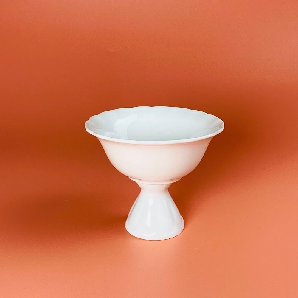 Lenardi 133-447 Креманка 12x10см ШАРМЕЛЬ в под.уп.(х24)Фарфор