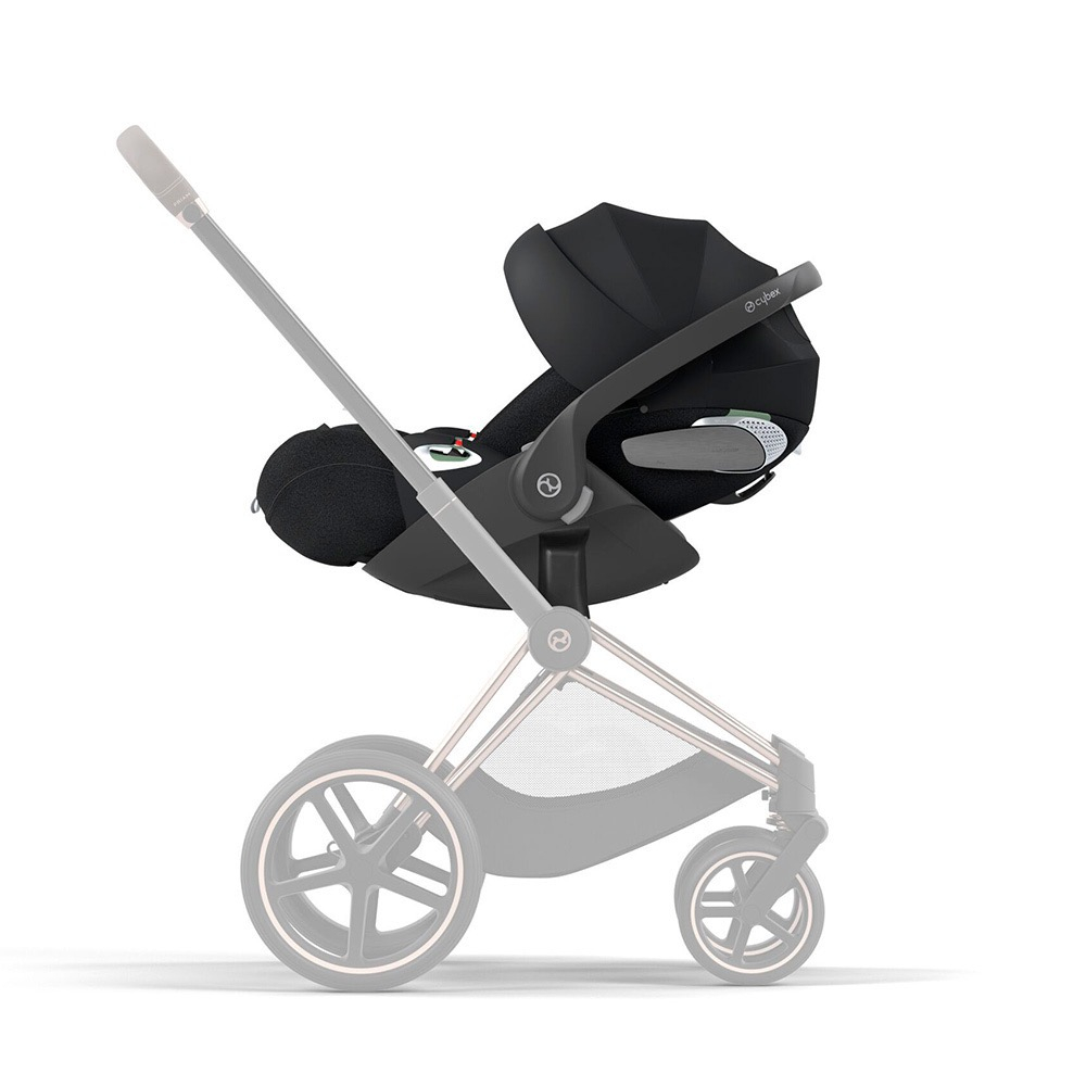 Коляска Cybex Priam IV 3 в 1 цвет Off White на шасси Matt Black