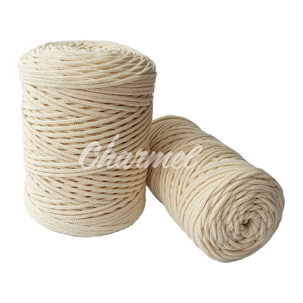 White cotton cord 3 mm