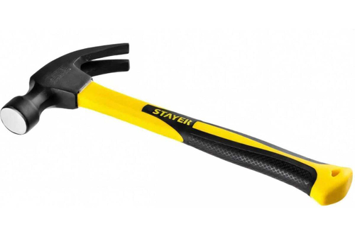 Молоток-гвоздодер Stayer "Fiberglass", 680г, Professional 2026_z02