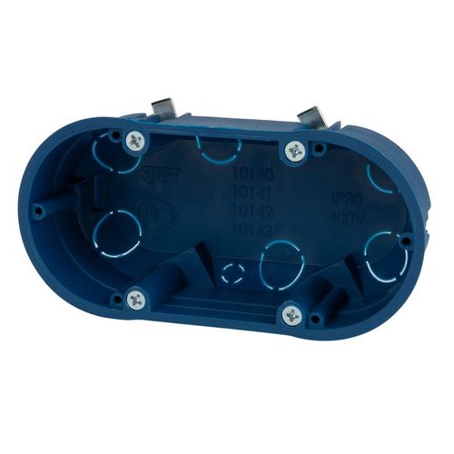 Коробка установочная двойная для полых стен 140х65х45 мм