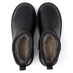 UGG Classic Ultra Mini Platform Leather Black