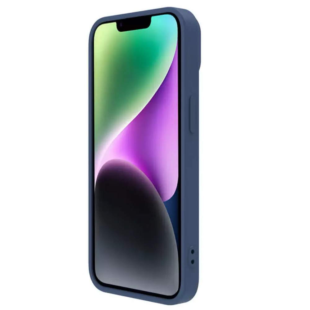 Накладка Nillkin Magnetic Silky Silicone Case для iPhone 15 Plus