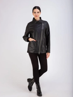 Кожаная куртка демисезонная косуха