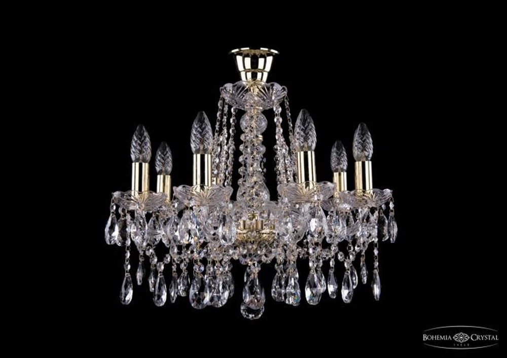 Подвесная люстра Bohemia Ivele 1413/8/165/G/Tube