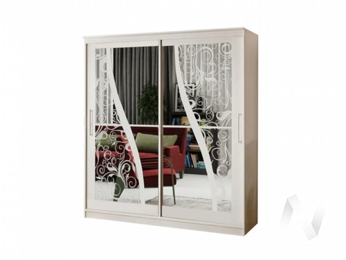 Шкаф-купе 2;0 м Элегант №2 (сандал светлый)