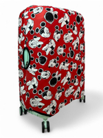 Чехол на чемодан 28", цвет красный/разноцветный, Микки