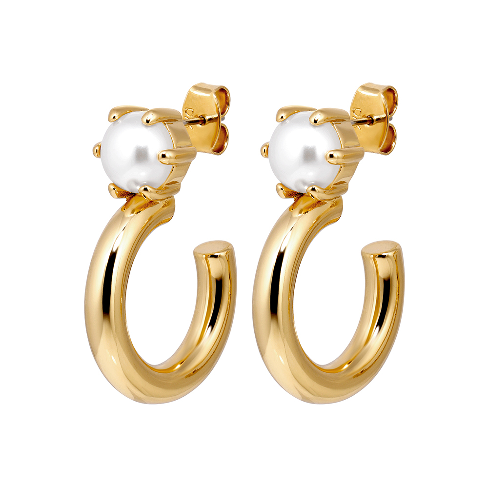 Серьги Dyrberg Kern QUINTE SG WHITE PEARL 480077