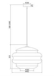 Подвесной светильник Maytoni P078PL-01CG