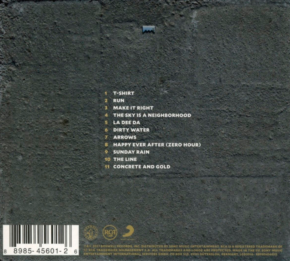 Foo Fighters / Concrete And Gold (CD)