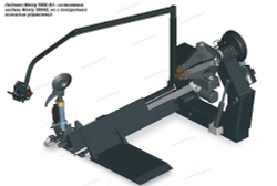 Шиномонтажный станок для колес грузовых автомобилей тракторов и спецтехники до 58 дюймов Monty 5800BA Hofmann
