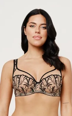 REBECCA BEIGE/BLACK Soft Full Cup Бюст