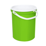 Ведро с герметичной крышкой и ручкой 12 л (цветное)