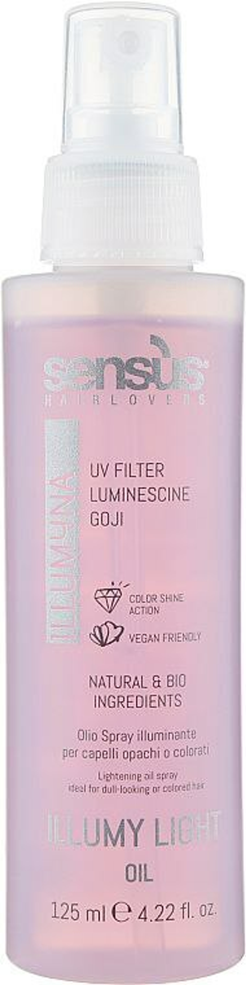 Финиш-спрей ILLUMYNA легкое масло 125мл SENS.US