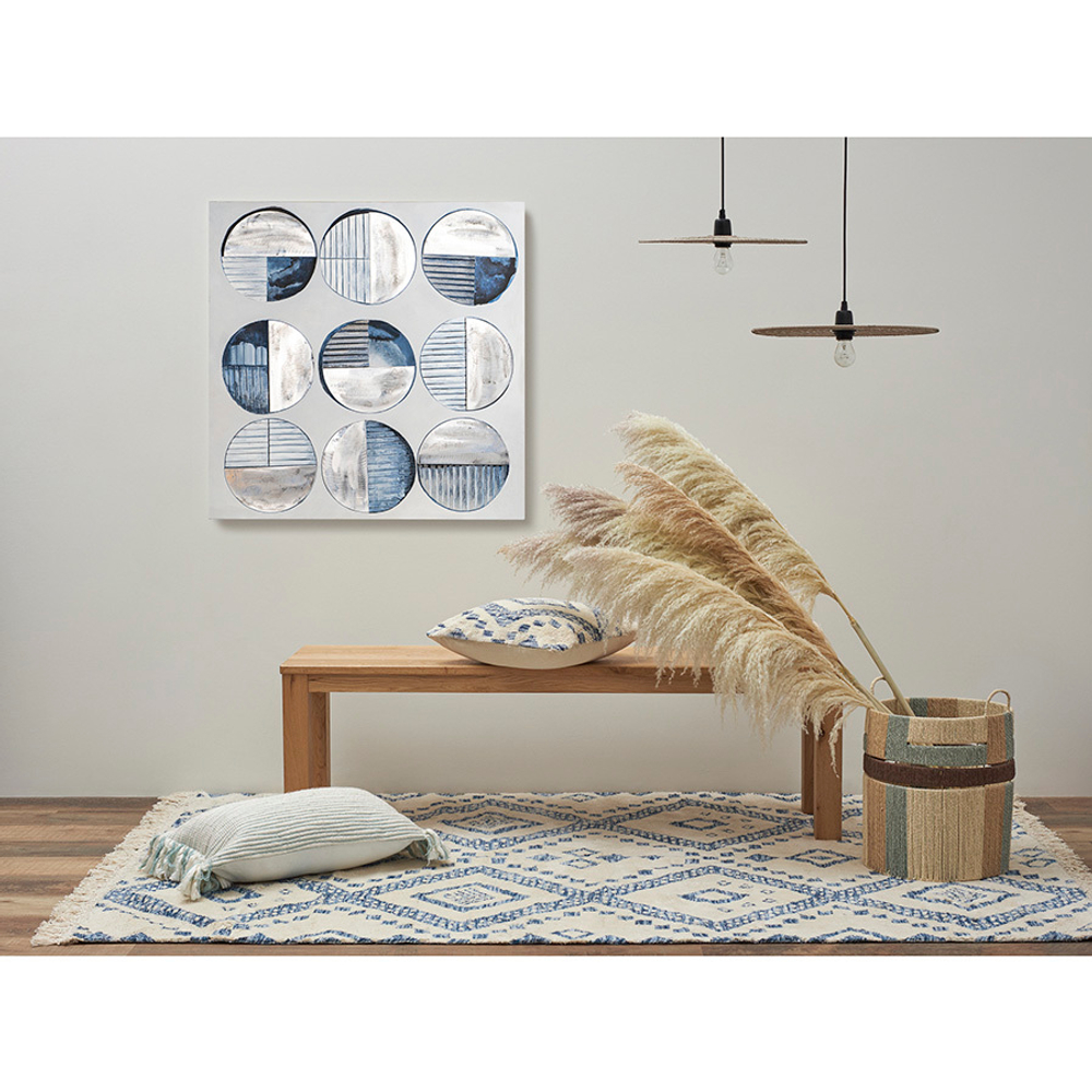 Светильник подвесной vinger, D38х8 см, бежевый