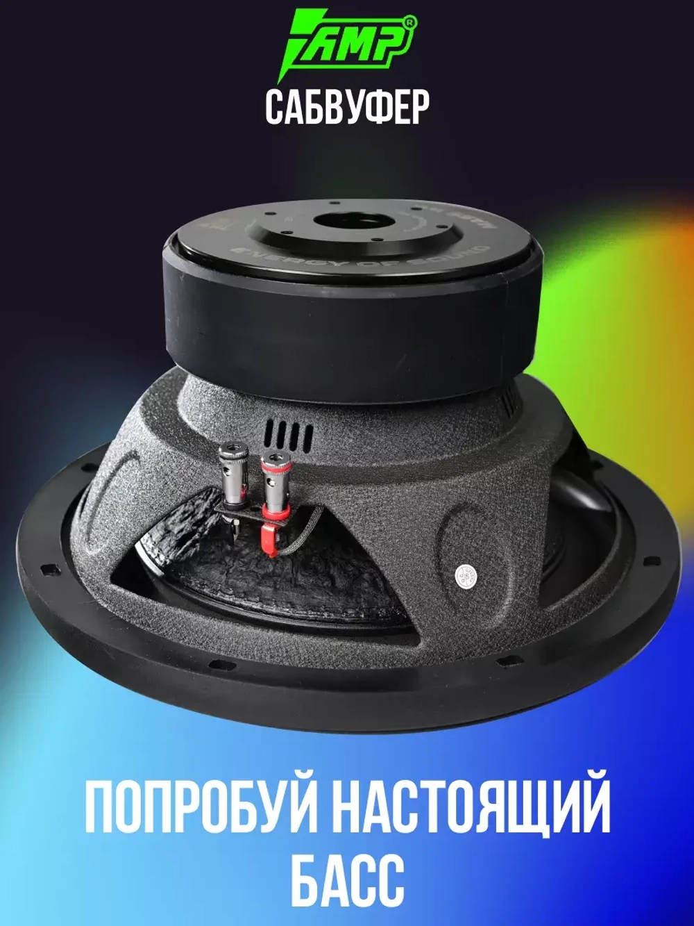 Сабвуфер динамик автомобильный MASS 800 12D2