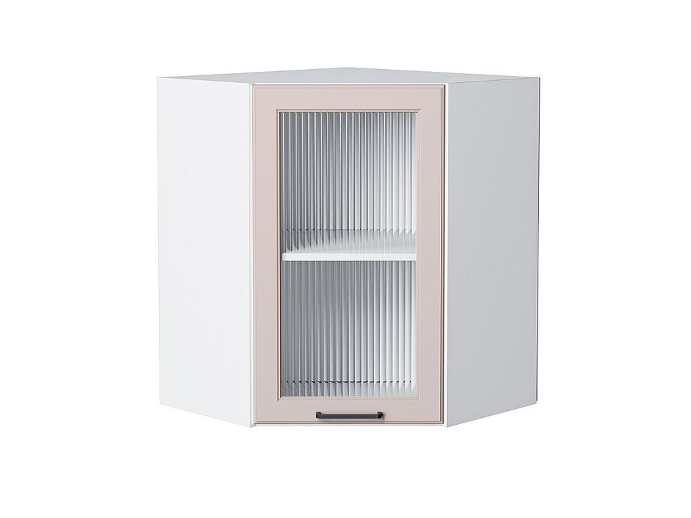 Шкаф верхний угловой остекленный Барселона