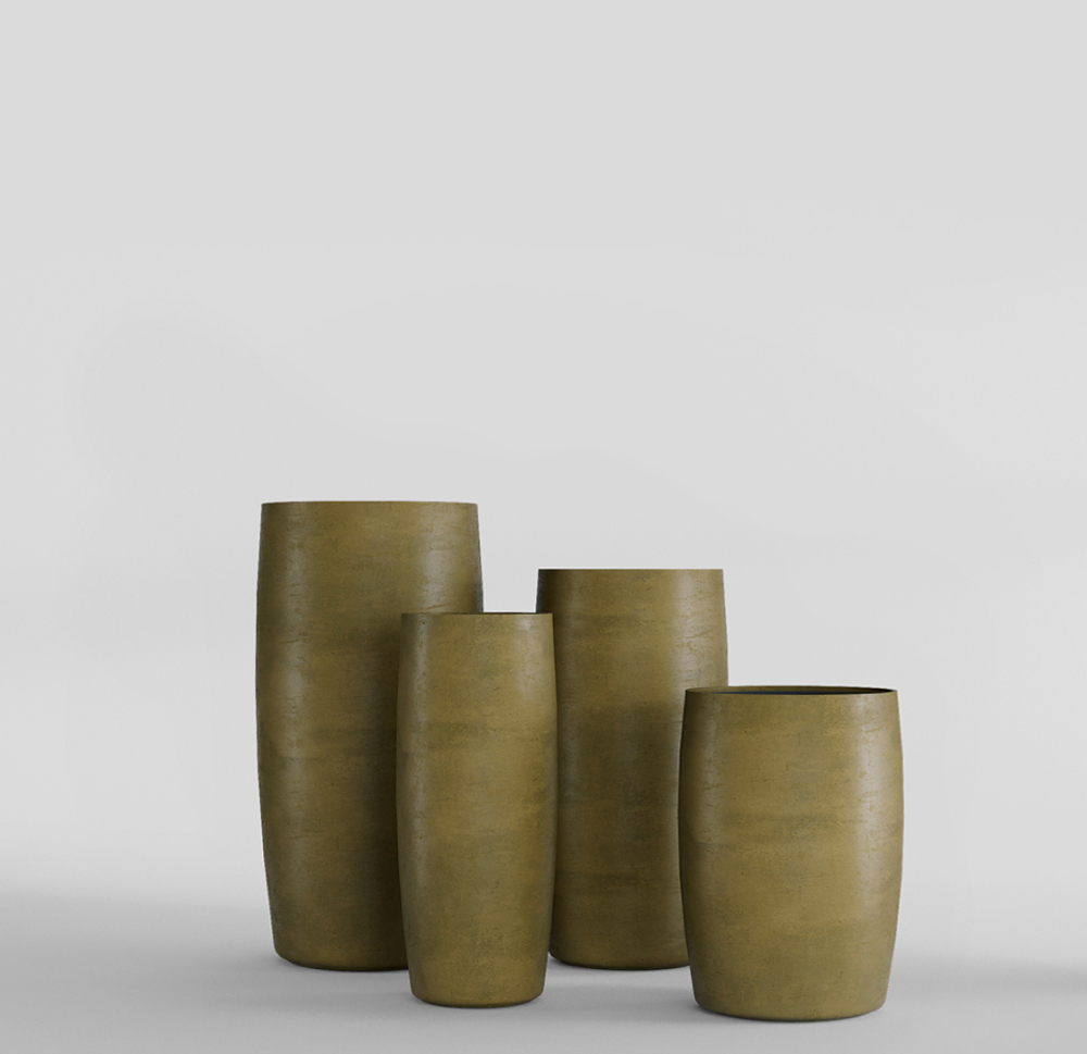 Кашпо, коллекция Color, форма CIGAR