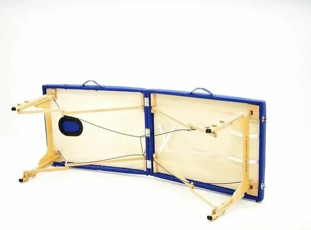 Массажный стол, деревянный, 2-х секционный MET Comfort W2