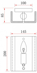 Накладной светильник Freya Fresco FR5190WL-01BS2