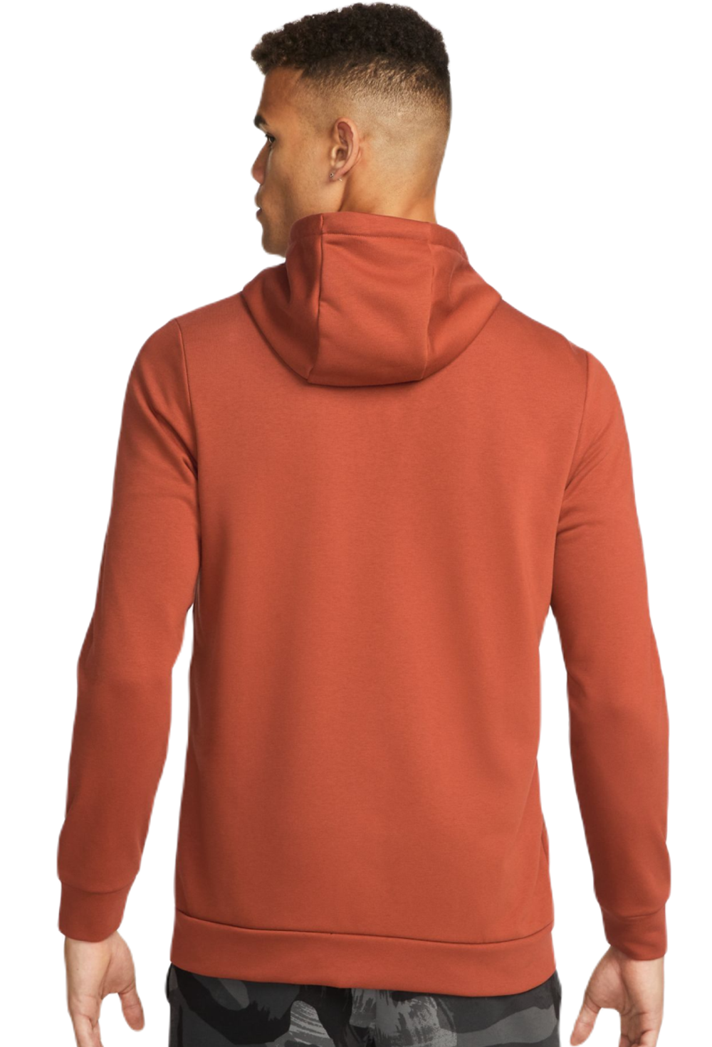 Мужская теннисная кофта Nike Dri-Fit Hoodie Full Zip - rugged orange/black