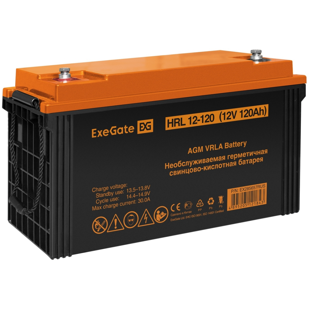 ИБП + батарея ExeGate FineSine SX-2000.LCD.AVR.2SH + 2x HRL 12-120 (120Ач)