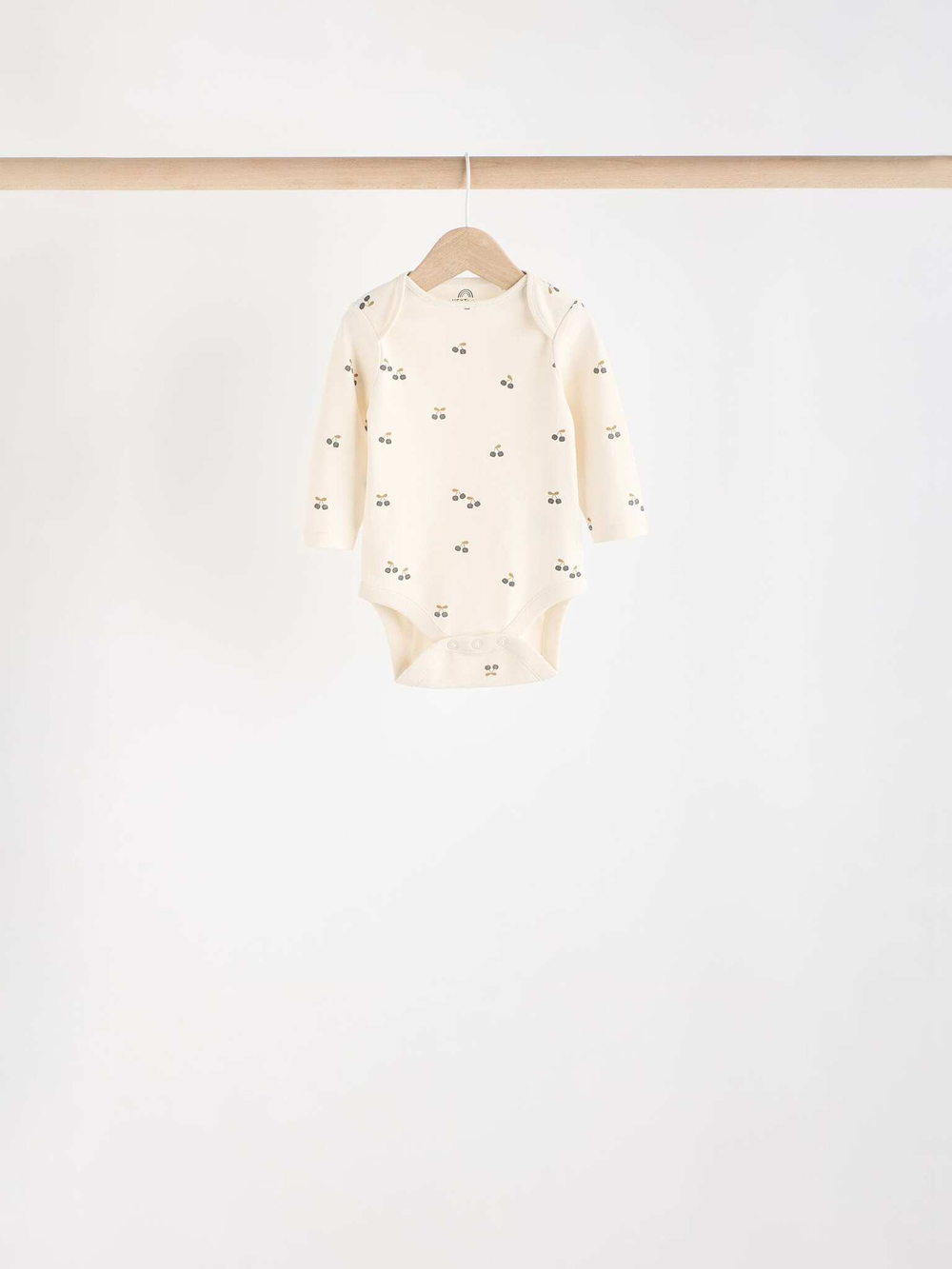 Боди с длинным рукавом для малышей Next N95-294, 5 шт., Бежевый, Серый