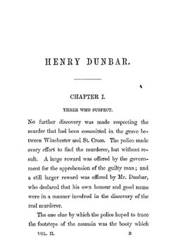 Henry Dunbar: The Story of an Outcast. Volume 2 | M. E. Braddon