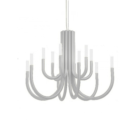 Pendant design lamp  Palma by Alma 12 lampshades (White)