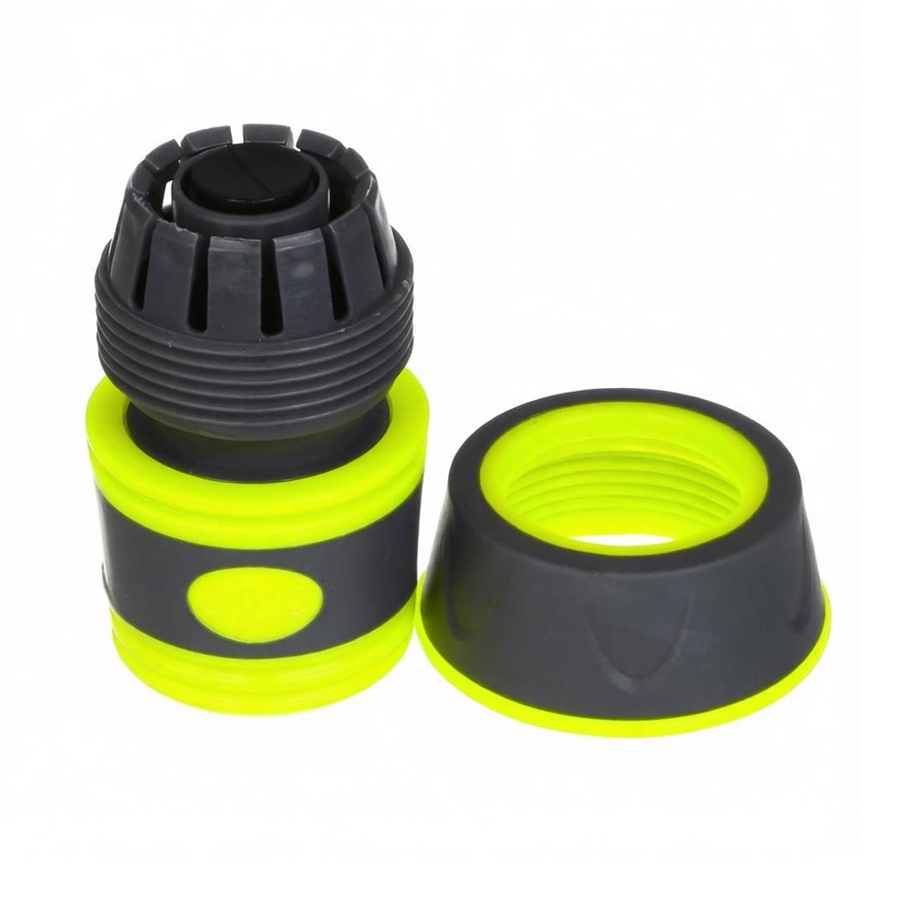 Коннектор для шланга быстросъемный 3/4" с аквастопом "Inbloom Prof+"