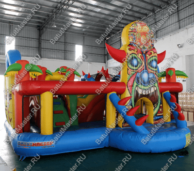 Коммерческий надувной батут "Племя Майя"