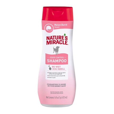 Natures Miracle Шампунь против запаха (аромат дыни) для собак 473 мл Melon Burst Odor Control Shampoo