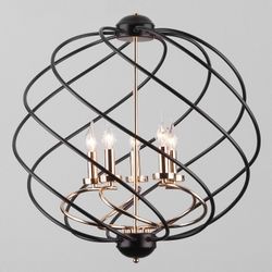 Подвесная люстра Eurosvet Sorrel 60105/5 черный
