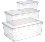 Ящик прозрачный 10л 370х250х140мм М2352