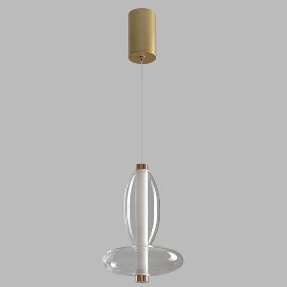 Подвесной светодиодный светильник Crystal Lux Quasar SP10W Led Transparent