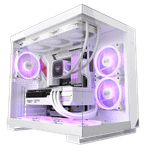 Корпус PCCooler C3T500 ARGB WH ATX/MATX/ITX USB3.1 Gen 2 Type-C, USB3.0, USB2.0 White