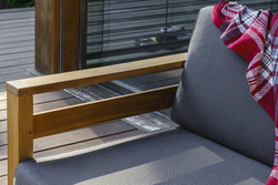 Диван из акации BOOKA 2-х местный