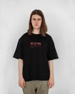 Футболка Омут!Кастом Горизонт Черная