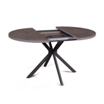 Стол круглый Vegas раздвижной (100+40) камень темный