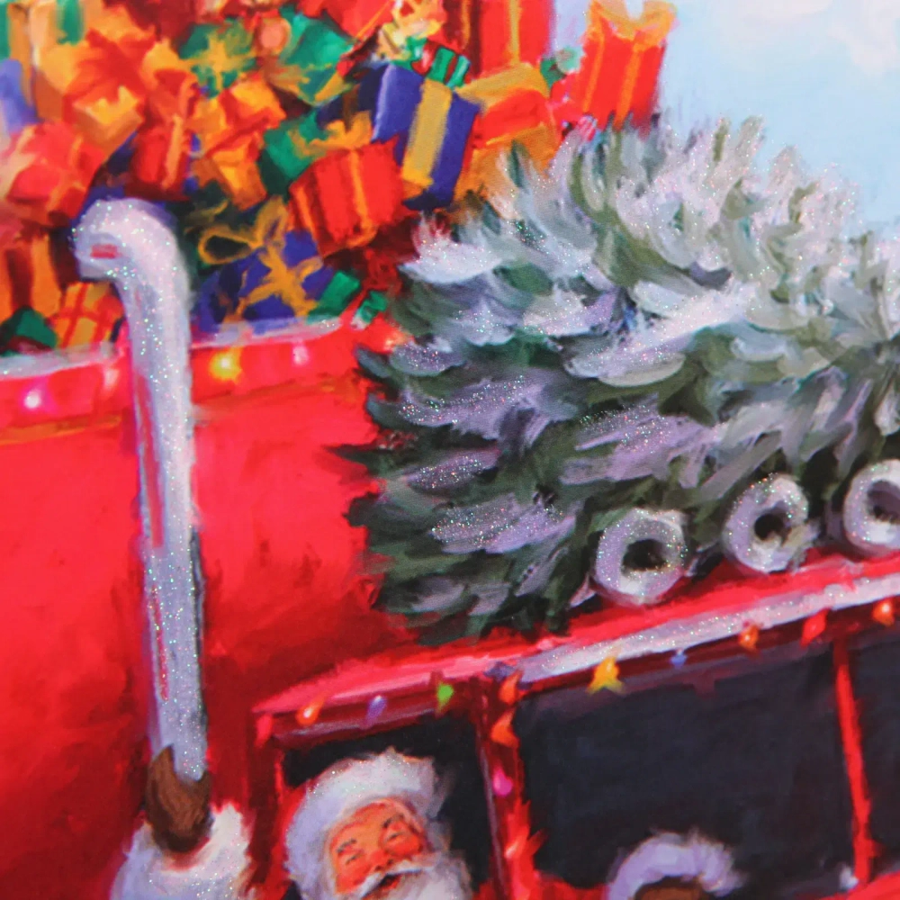 Пакет подарочный «Зимняя история» 26*32*10 см, микс