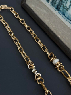 HMG 1345 Кварц и жемчуг Колье арт.2500