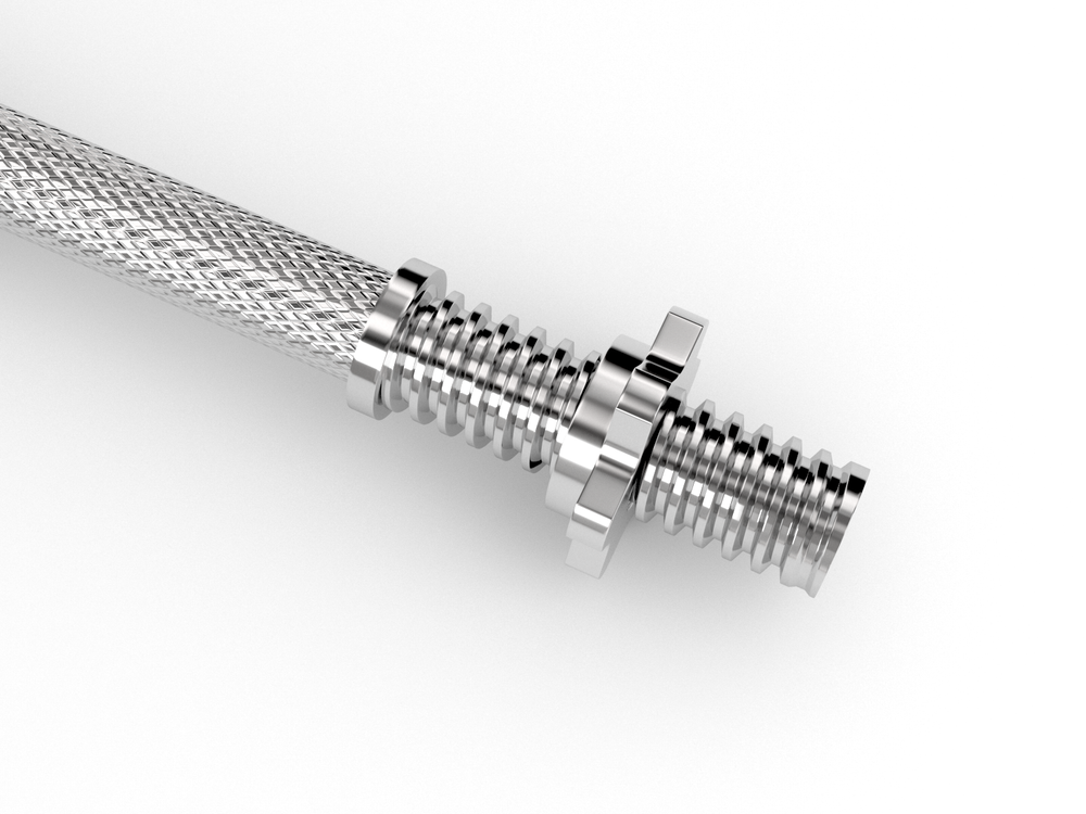 Гриф гантельный UNIX Fit 41 см / 25 мм Chrome