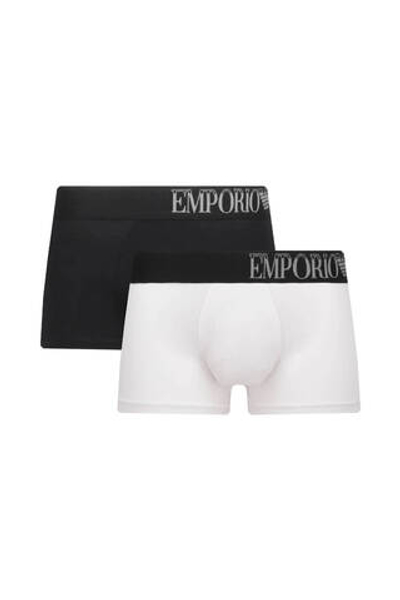 Трусики-боксеры 2шт. Emporio Armani - черный(111210 4R733)