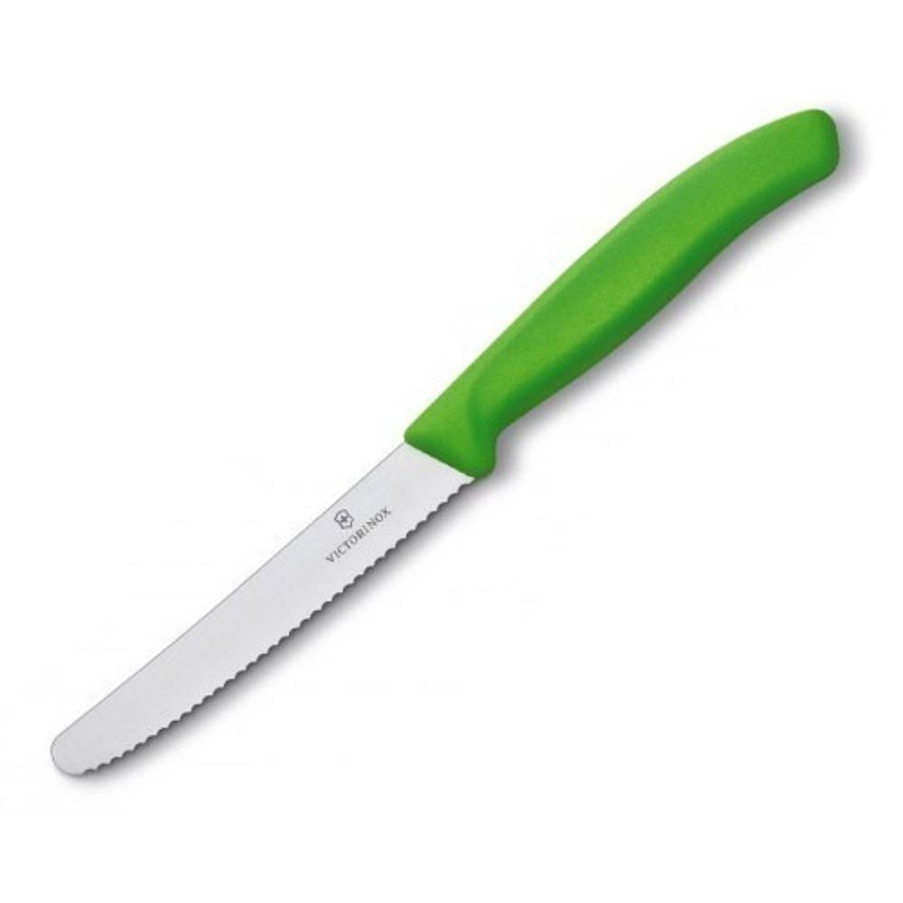 Нож Victorinox для резки и чистки овощей (6.7836.L114) 11 см, зеленый