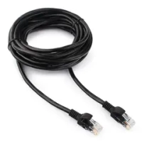 Патч-корд MrSpeed / LAN UTP4 Cat.5E 24AWG CCA 7 м, черный