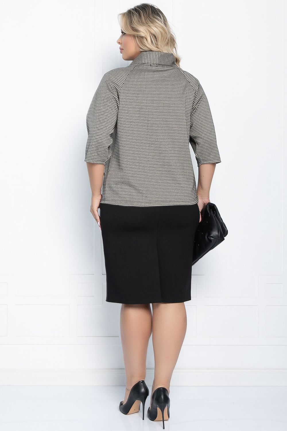 Костюм Эдельвейс (черно-бежевый) К11283 LT Collection