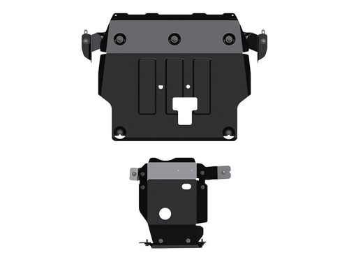 Защита Комплект защит (картер и редуктор) Sheriff для Hyundai Creta I (GS) 2015-2021 арт.10.3202