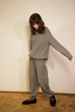 Костюм с брюками, серый